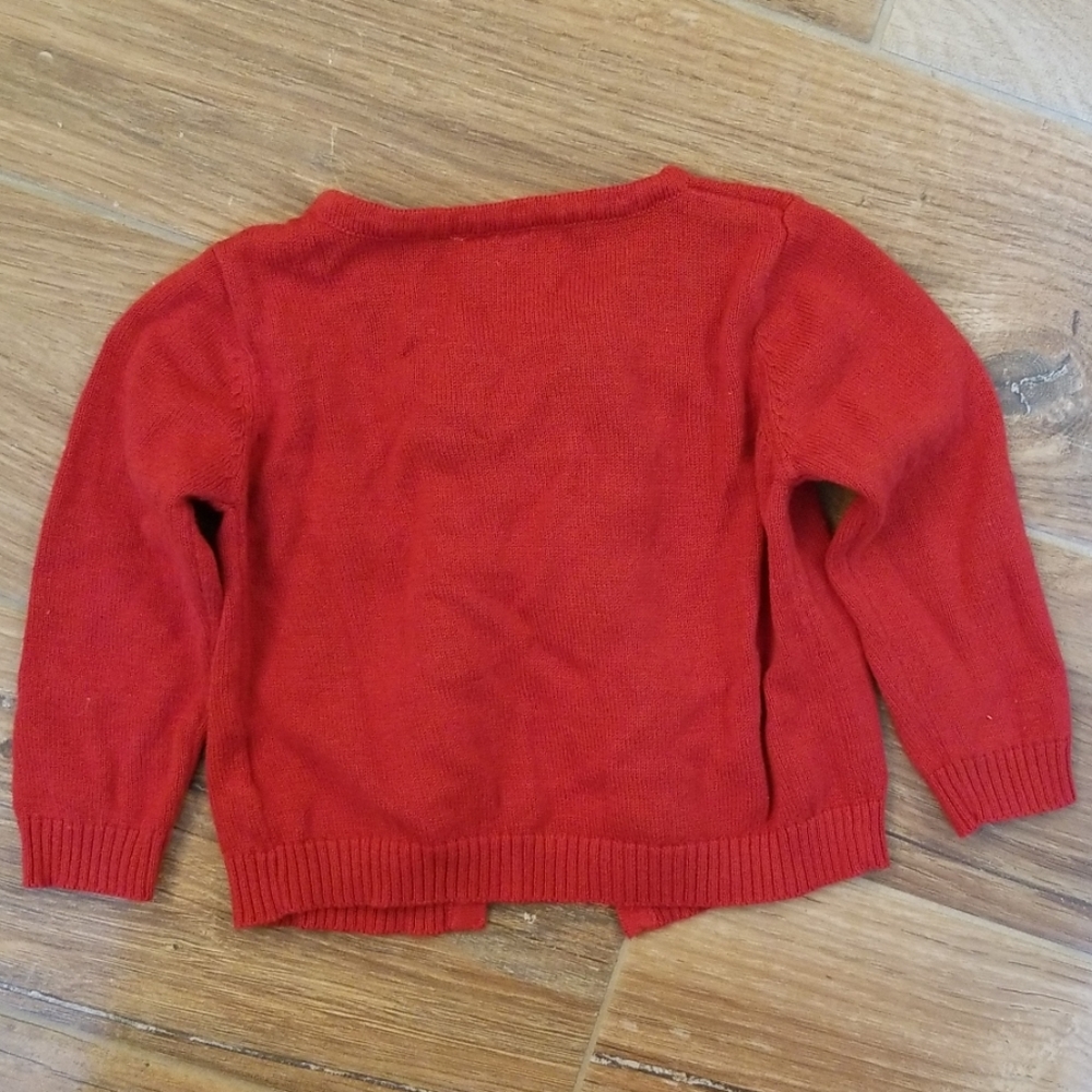 Red Ruffled Cardigan - Picture 4 of 6